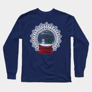 Mandala Snowball Long Sleeve T-Shirt